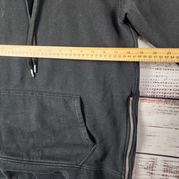 Ralph Lauren Women's Black Side Zip‎ Pullover Hoodie - Medium Rare - Picture 7 of 9